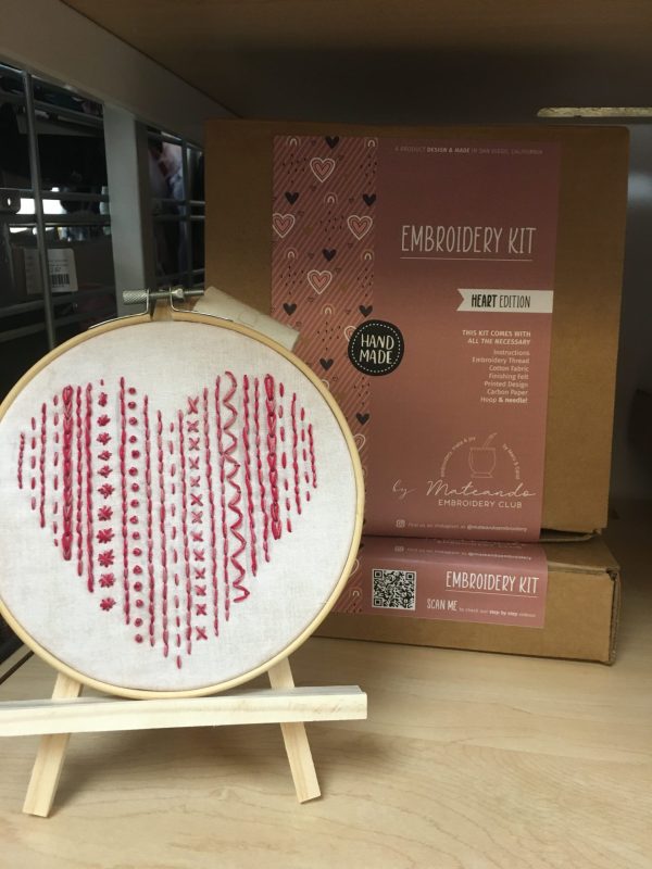 Heart Embroidery Kit